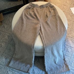 Wideleg Corduroy Pants